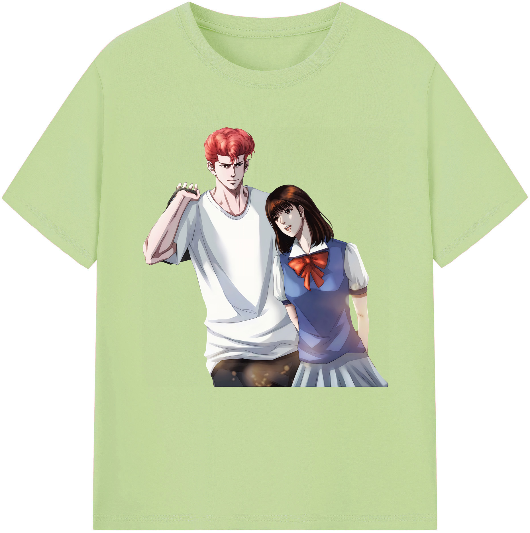 SLAM DUNK／スラムダンク 綿100％半袖Tシャツ（フロントプリント）